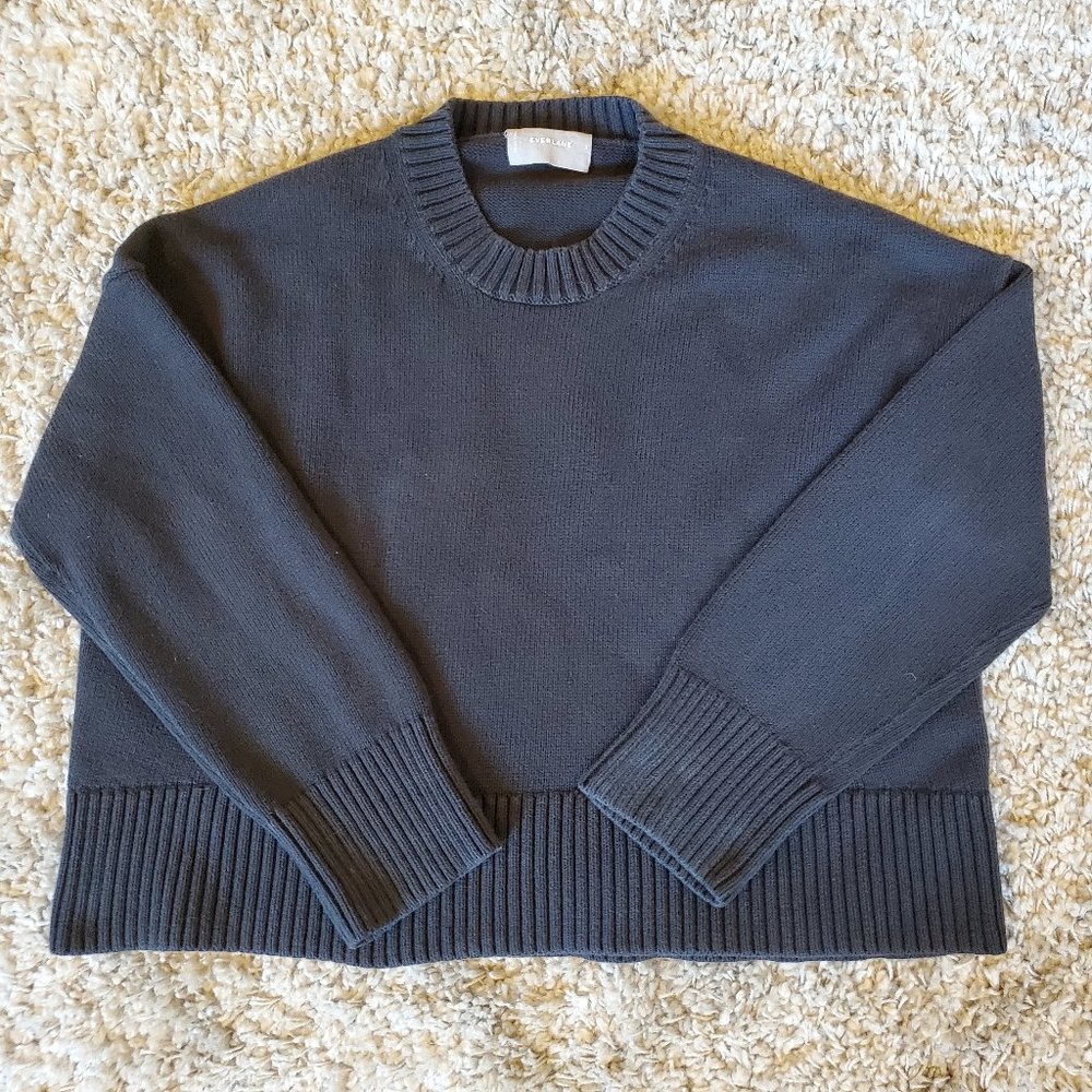 Everlane Women's Crew Neck Sweater - Dark Gray